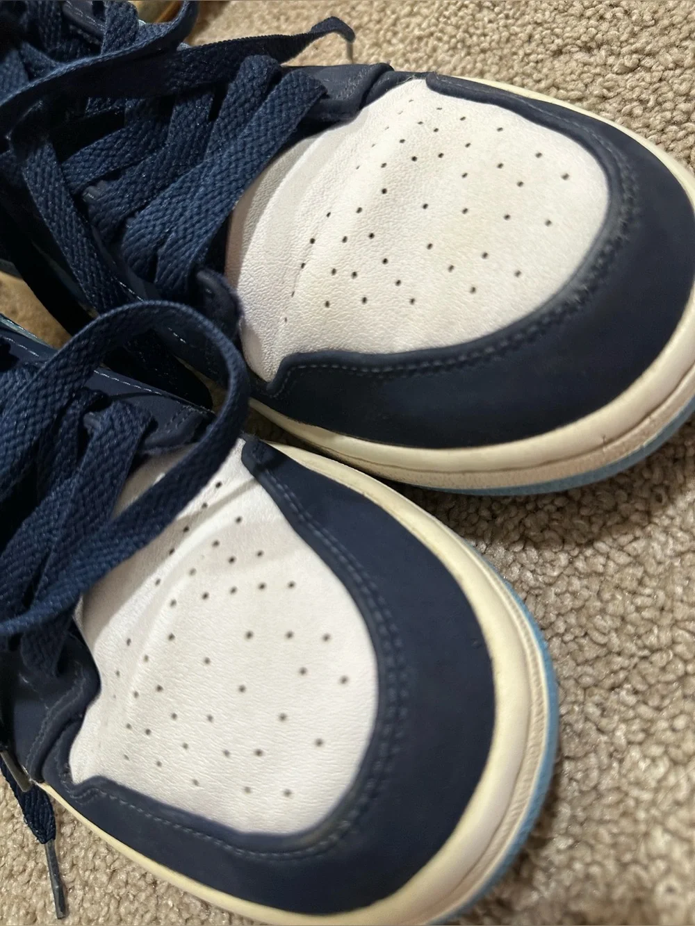 Air Jordan 1 Retro High GS Chris Paul Midnight Navy White University Blue